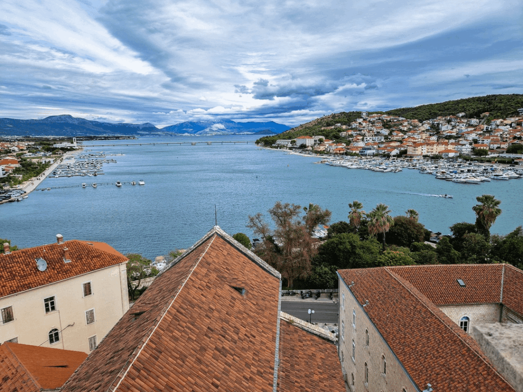 Trogir from above, one of the most spectacular views in Croatia