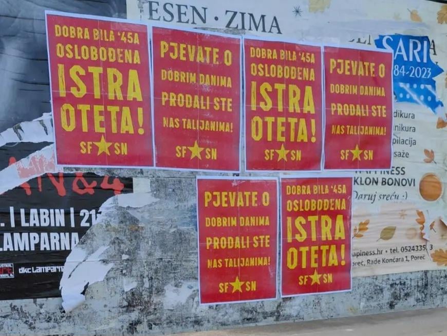 Posters in Istria