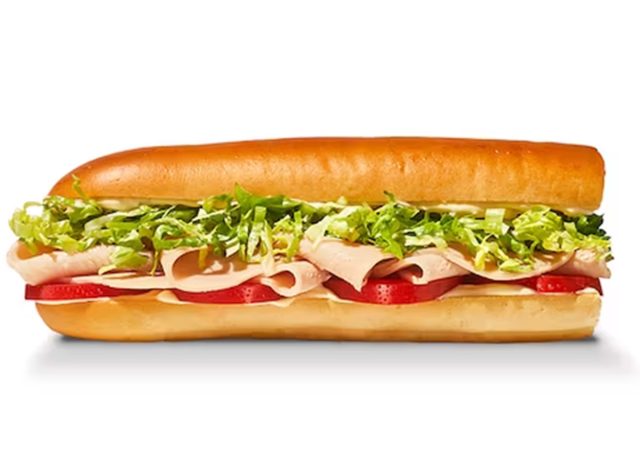 Jimmy John's Turkey Tom: Turkey, Lettuce, Tomato & Mayo