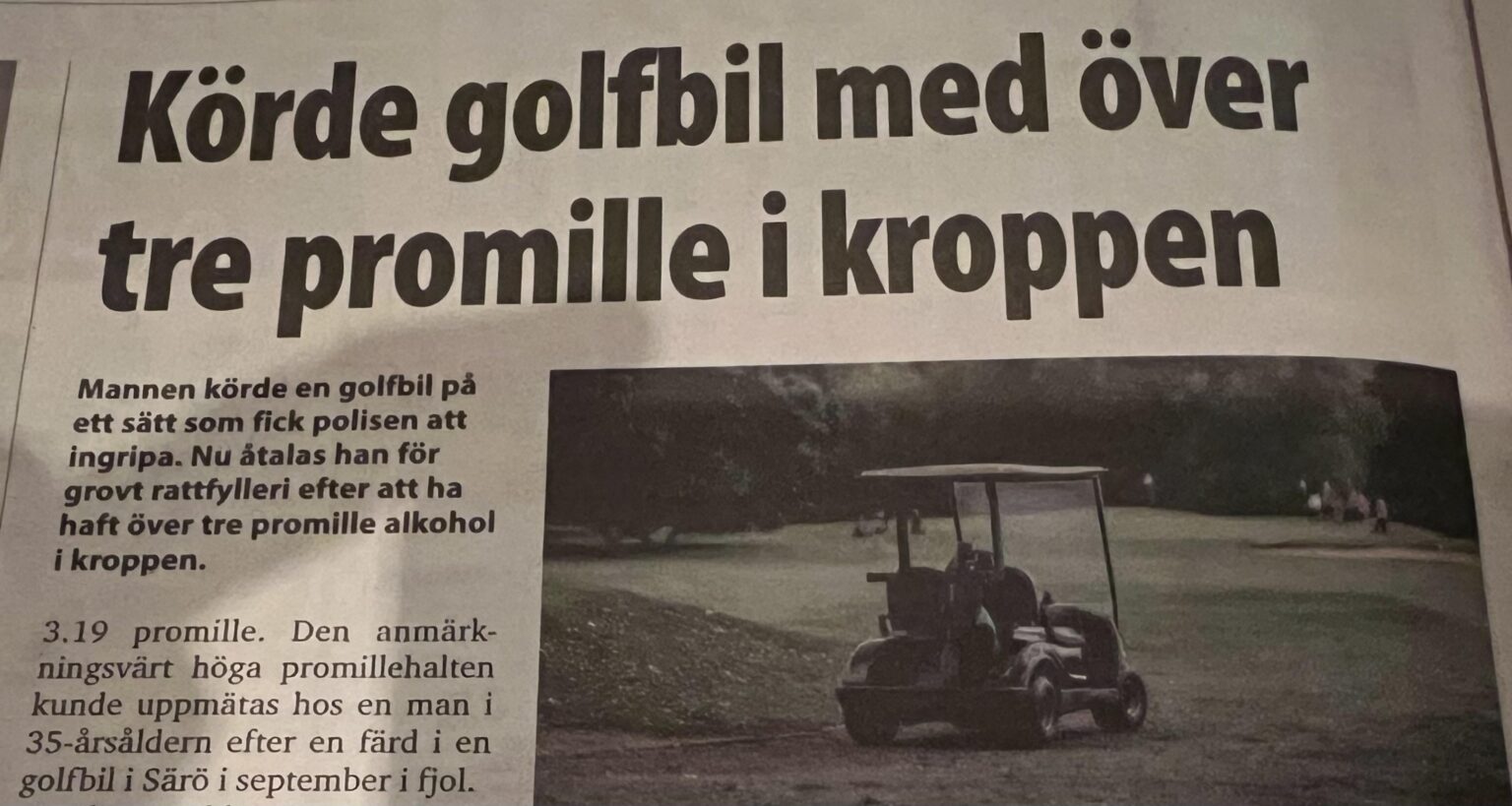 Crime in non-probable areas