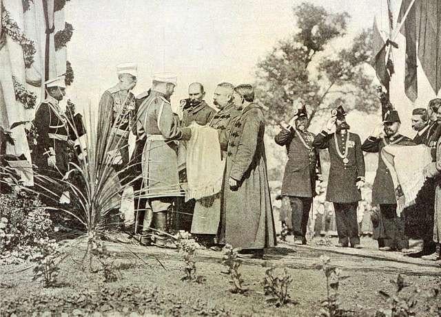 Nicholas 2 in a visit to Poland(1897)