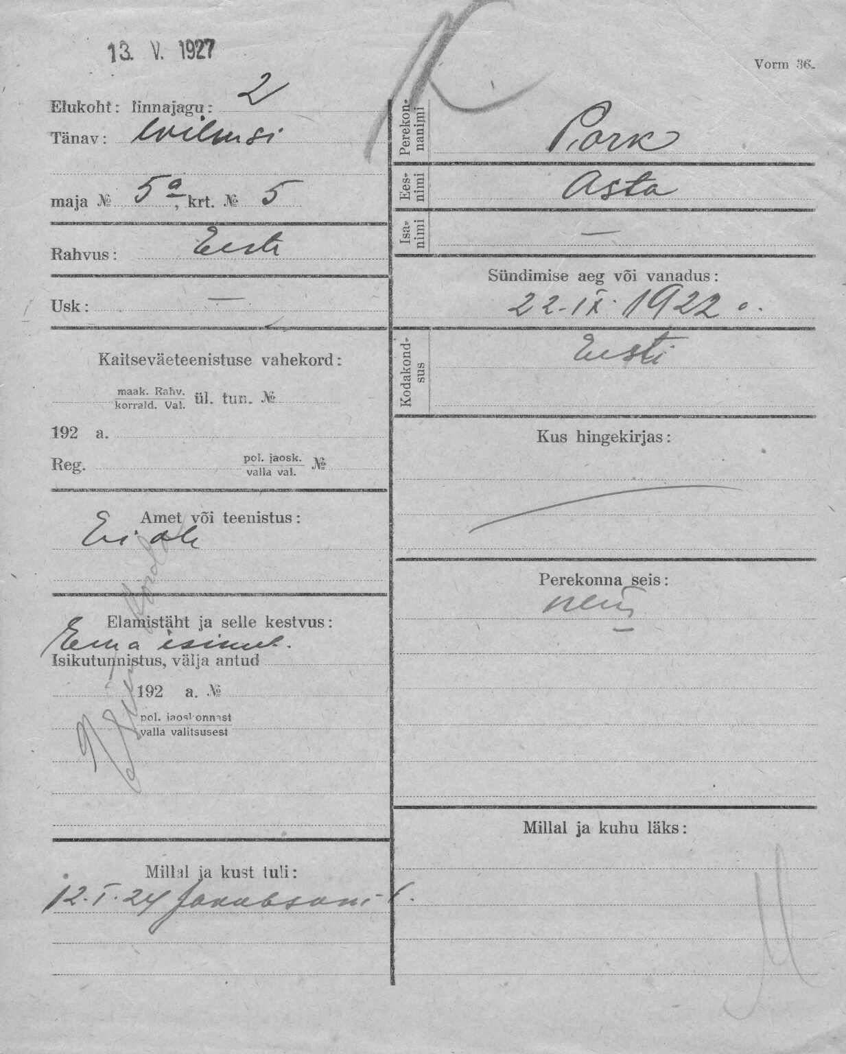 Need Some Help Finding My Grandmother’s Address