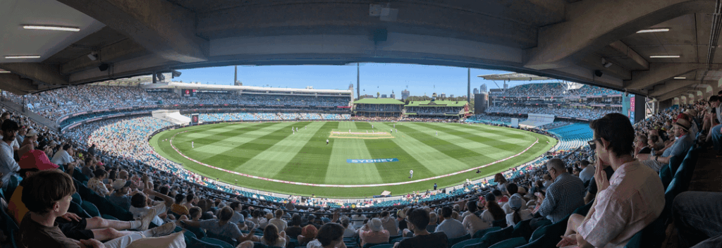A beautiful day at Day 5 of the Sydney Test