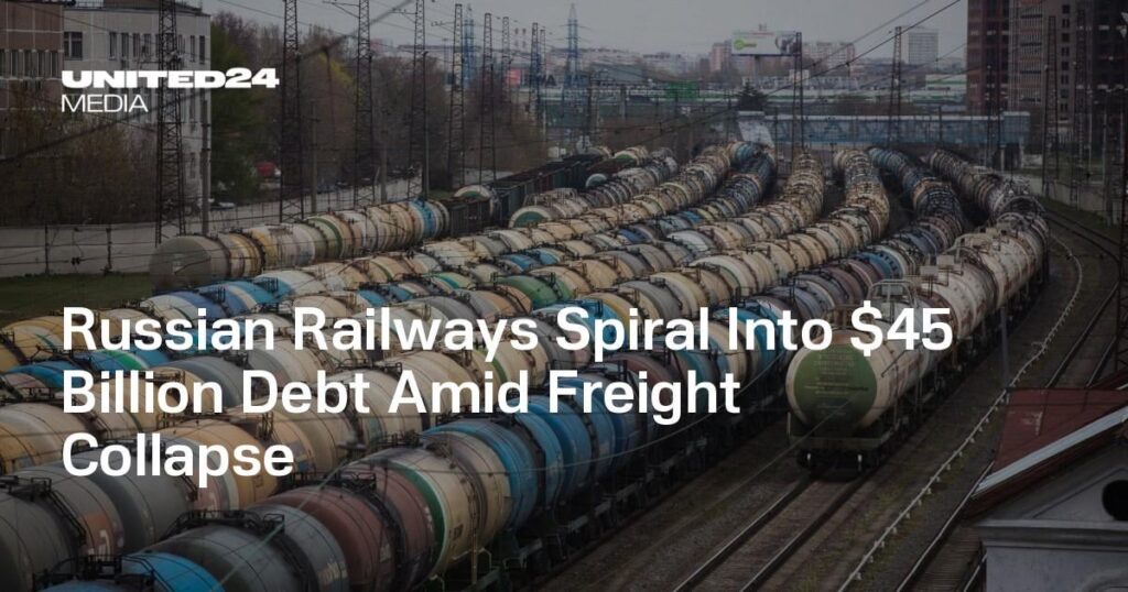 Russian Railways Spiral Into $45 Billion Debt Amid Freight Collapse