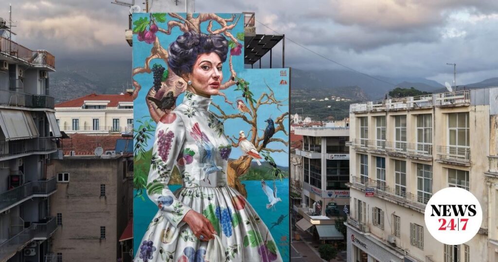 Kalamata: mural by M. Kalla claims a world title