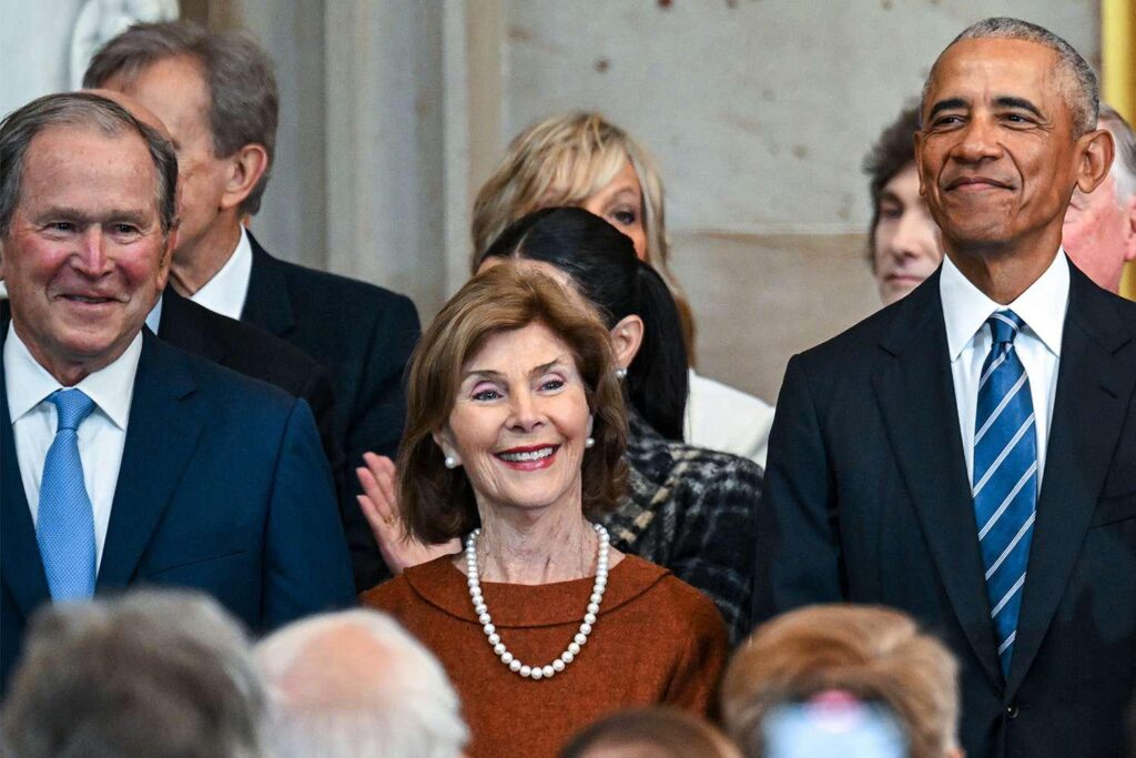 Barack Obama Says George W. Bush ‘Just Barely’ Behaved During Donald Trump’s Inauguration