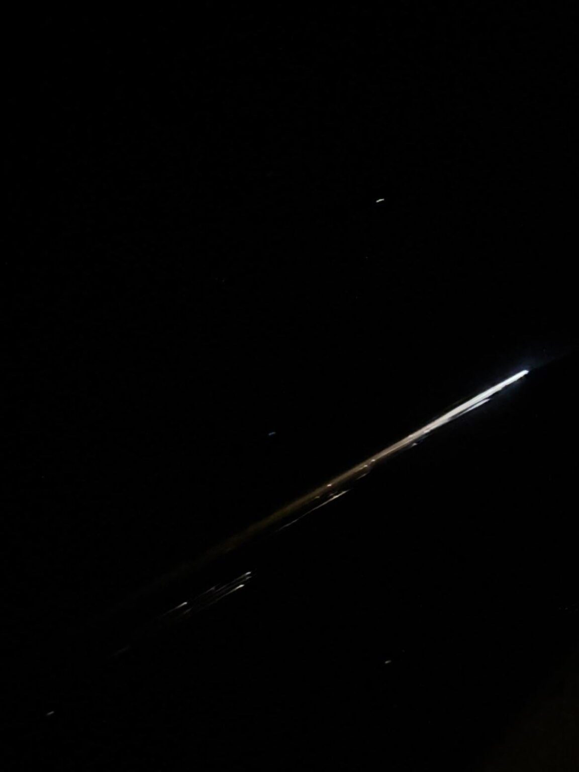 My friend saw this last night on her way home