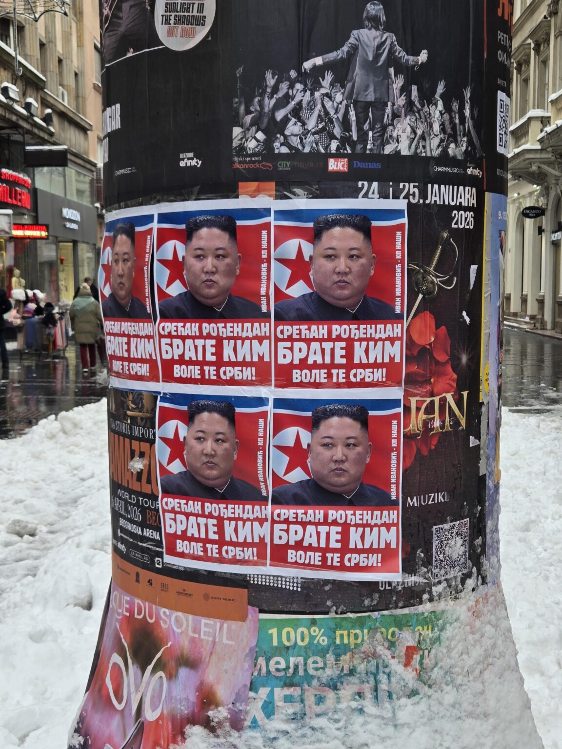 The fairies are calling from Pyongyang, happy day to you, President