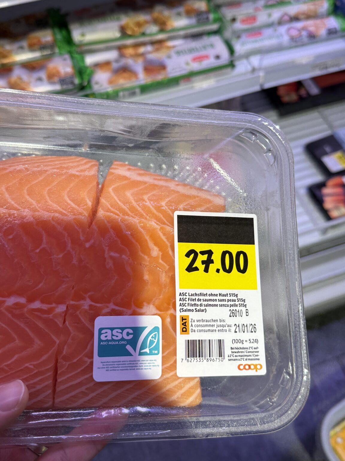Salmon at Coop - now with    % Discount