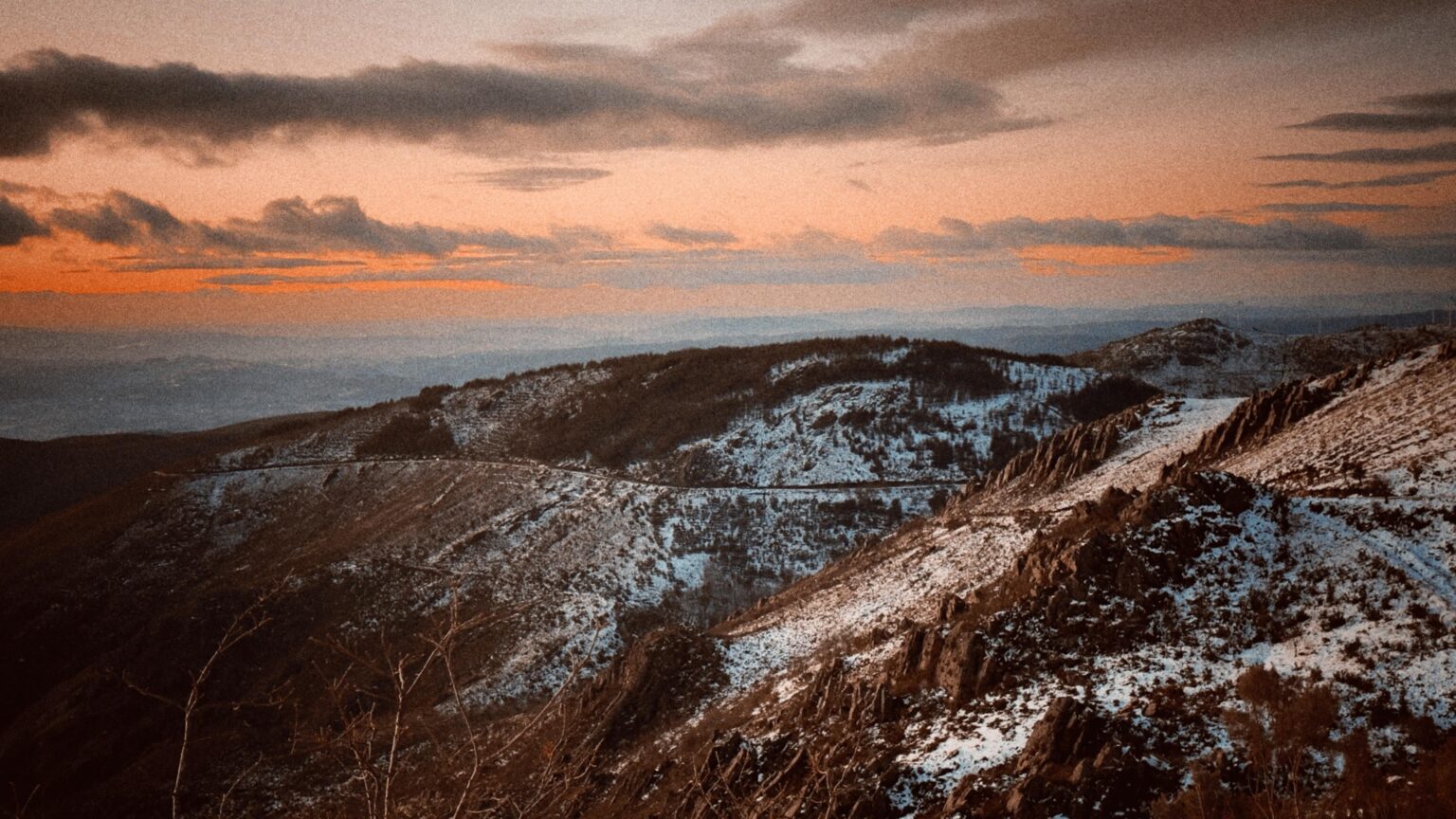 The cold peeks in Portugal