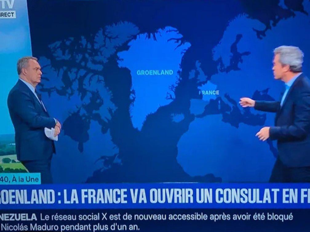 A short geography lesson on BFMTV