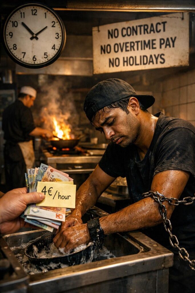 Labor exploitation in Finnish restaurants (immigrants owned) via Business ID (toiminimi) system? Labor exploitation in Finnish restaurants (immigrants owned) via Business ID (toiminimi) system?