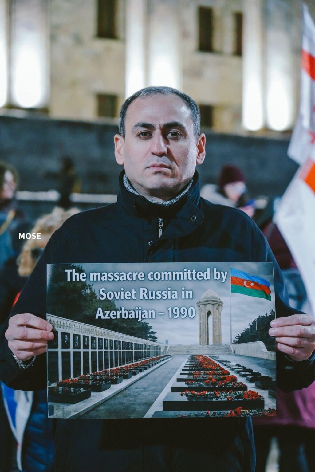 Azerbaijani journalist Afgan Sadygov continues his relentless protest, even risking deportation, after serving a prison sentence and going on hunger strike in Georgia.