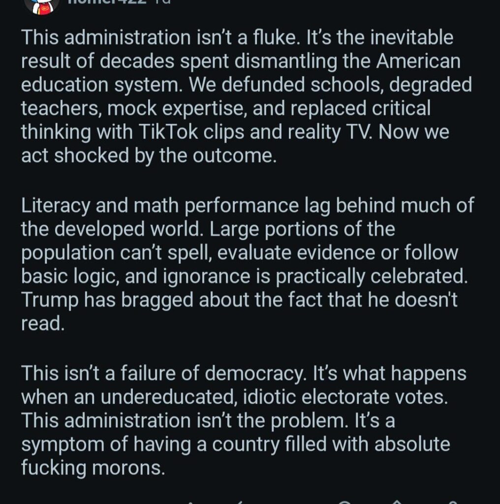 What do the Americans say about them