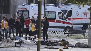 January 12, 2016. A terrorist bomb attack was carried out by ISIS in Istanbul Sultanahmet Square.