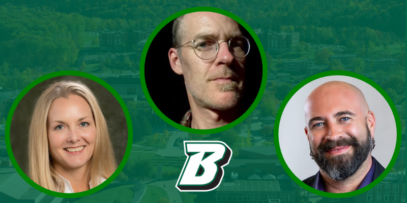 Professors Laura Fine Hawkes, Monteith McCollum and Michael Rathbun merge art and technology to explore interdisciplinary careers in the new lighting and sound minors.