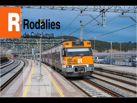 Trains of Rodalies of Catalonia | Trains at Castellbisbal | 16 January