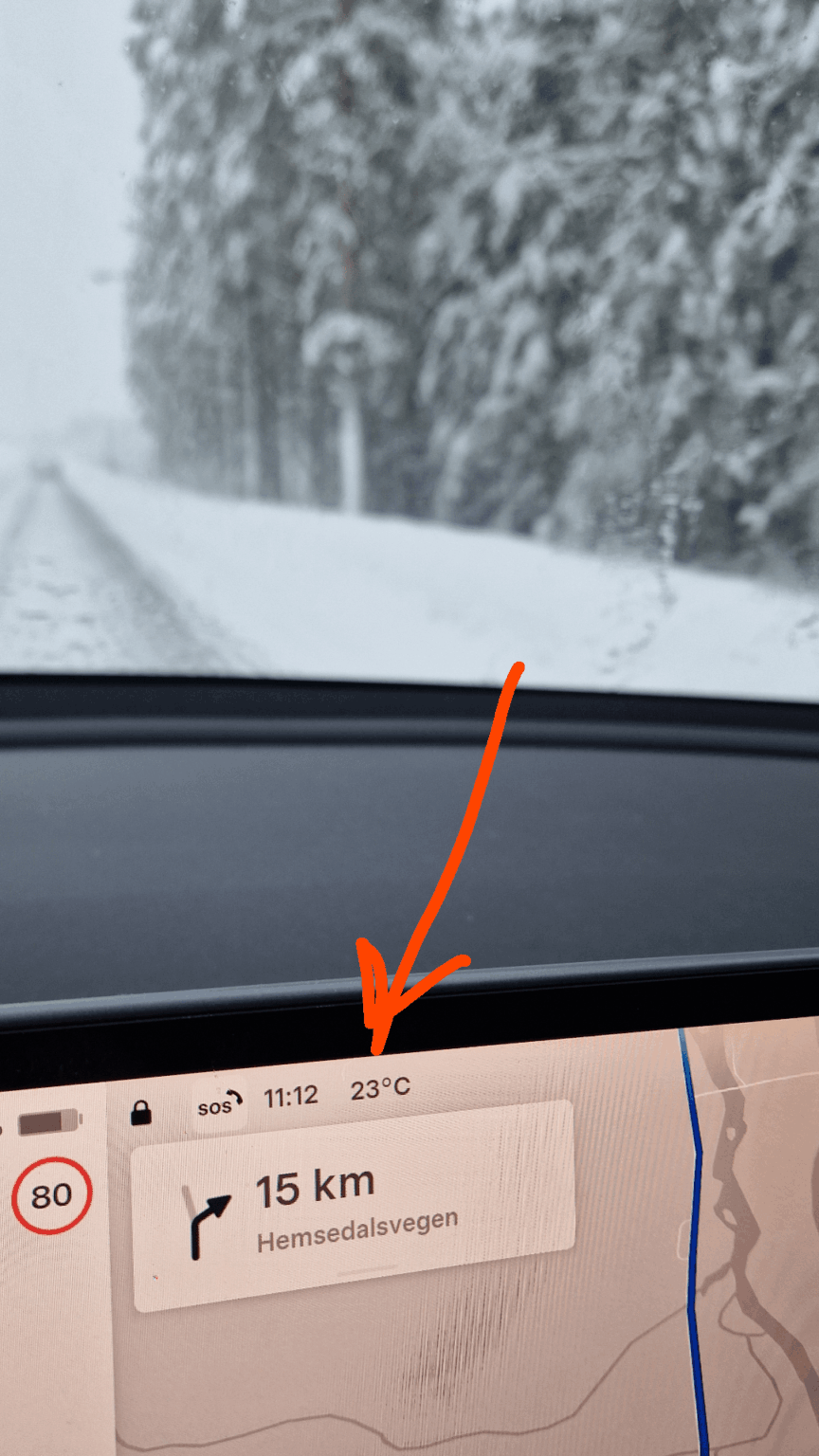 Winter becomes summer with Tesla!