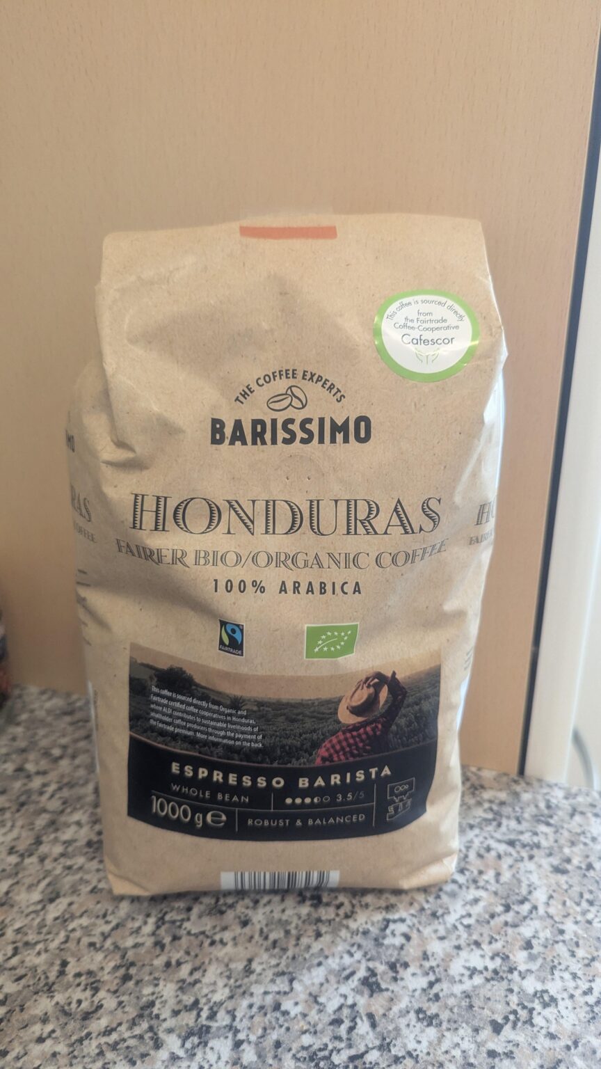 Great and cheap coffee at Hofer. Balanced and quite fresh.