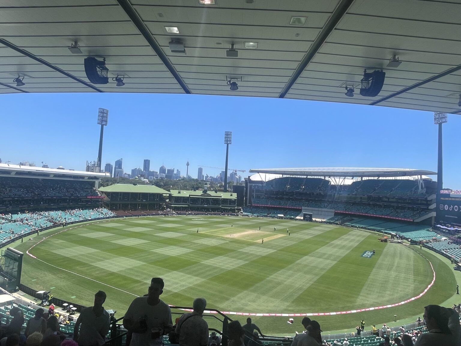 Best view of the city back drop at the SCG never gets old seeing it