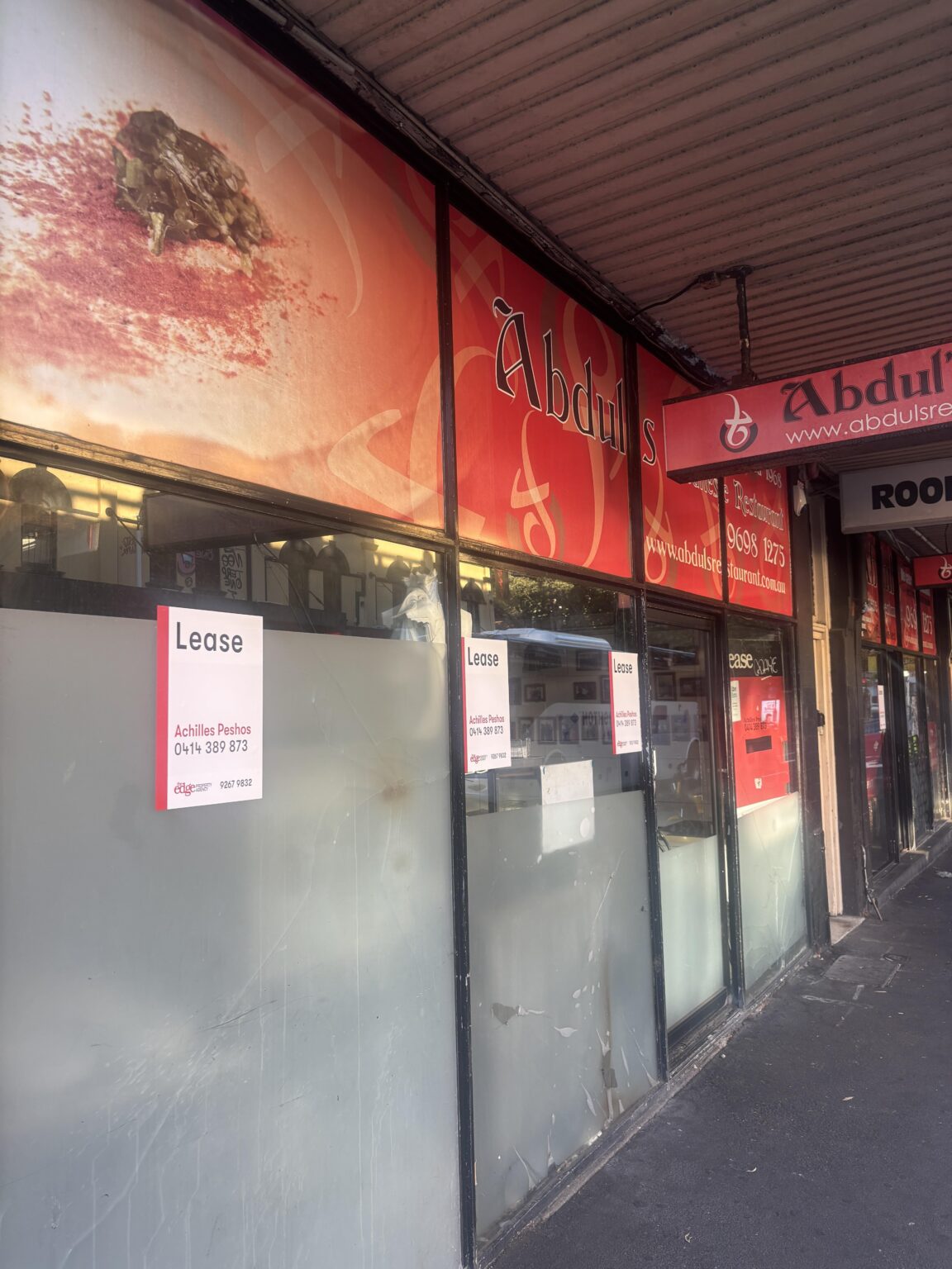 Abdul’s closing down?