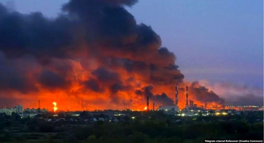 Ukraine Strikes russian Oil Depot in Volgograd Region, Drone Warehouse, Multiple Military Targets | Defense Express