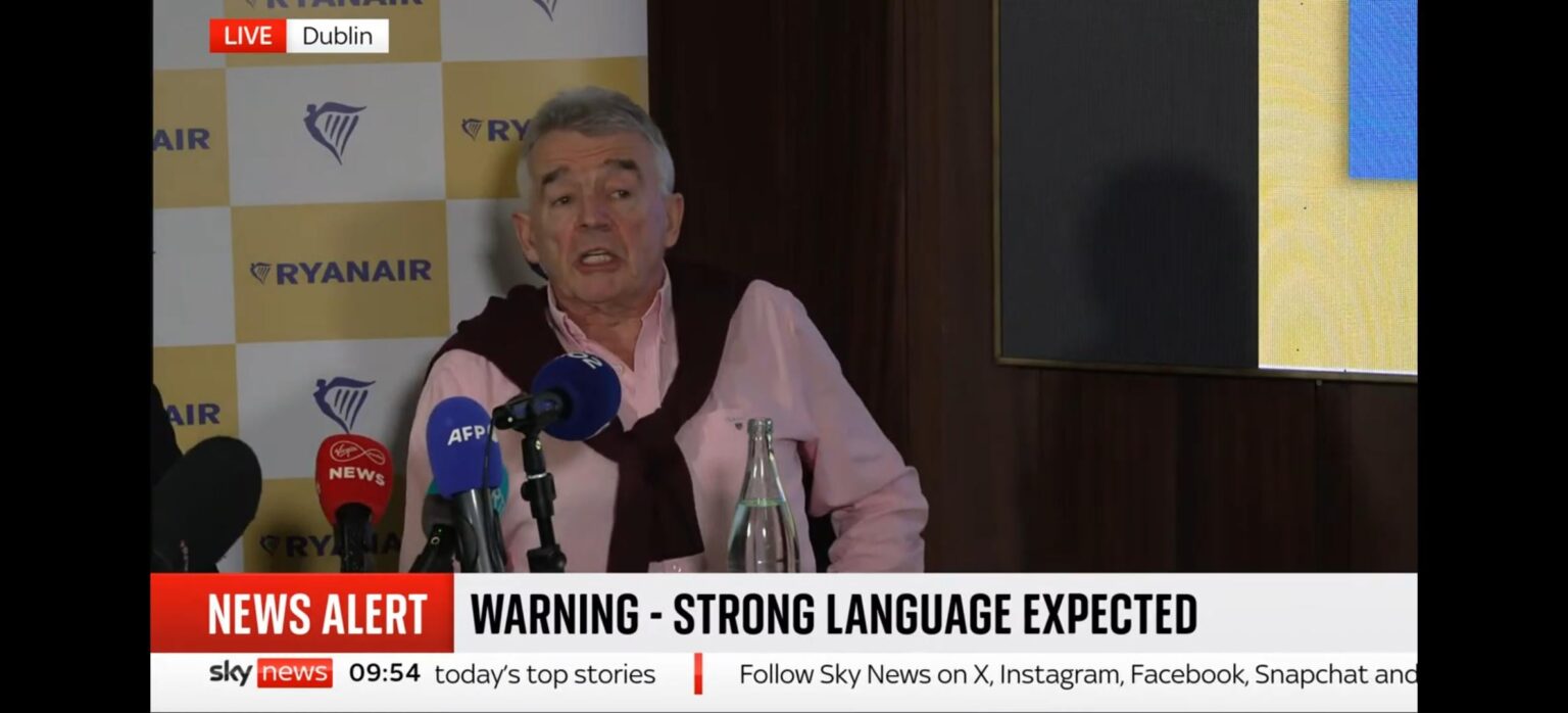 Sky News - Tagline Warning