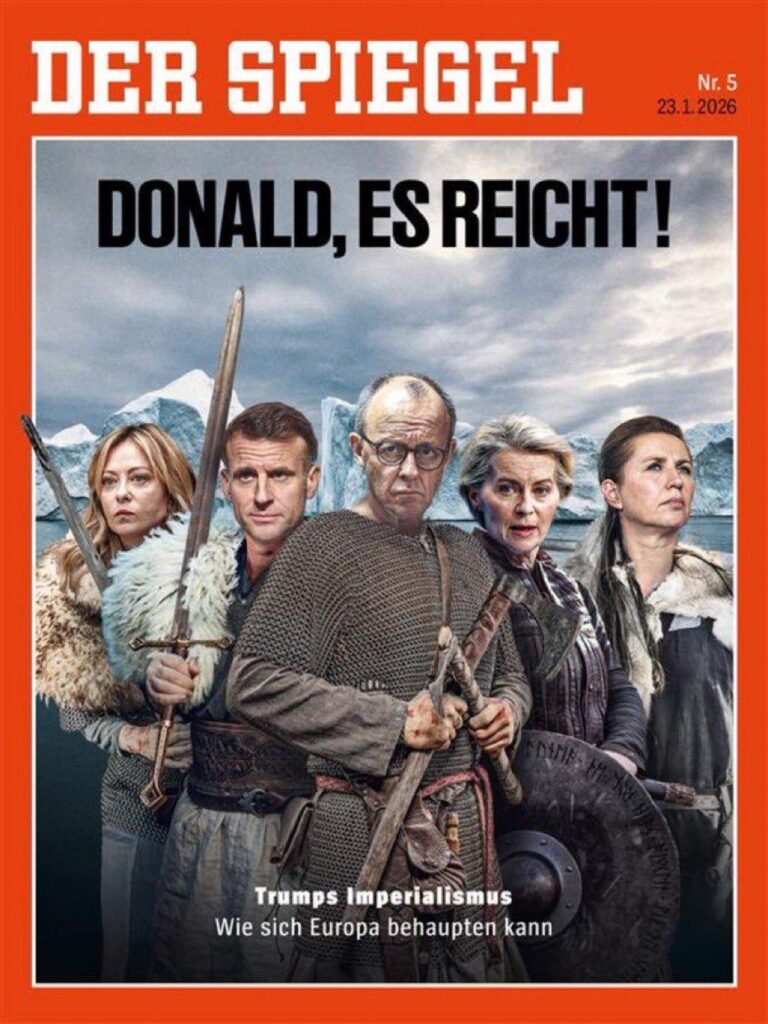 The cover of Der Spiegel