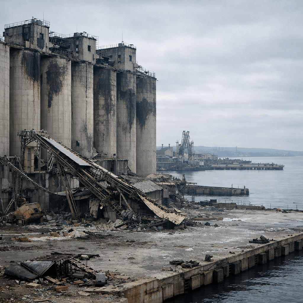 Opinion: Russia’s strikes on Ukraine’s Black Sea ports aren’t just about war. They suppress Ukraine’s legal grain exports while clearing the way for Russia’s shadow fleet to sell stolen Ukrainian grain. What do you think?