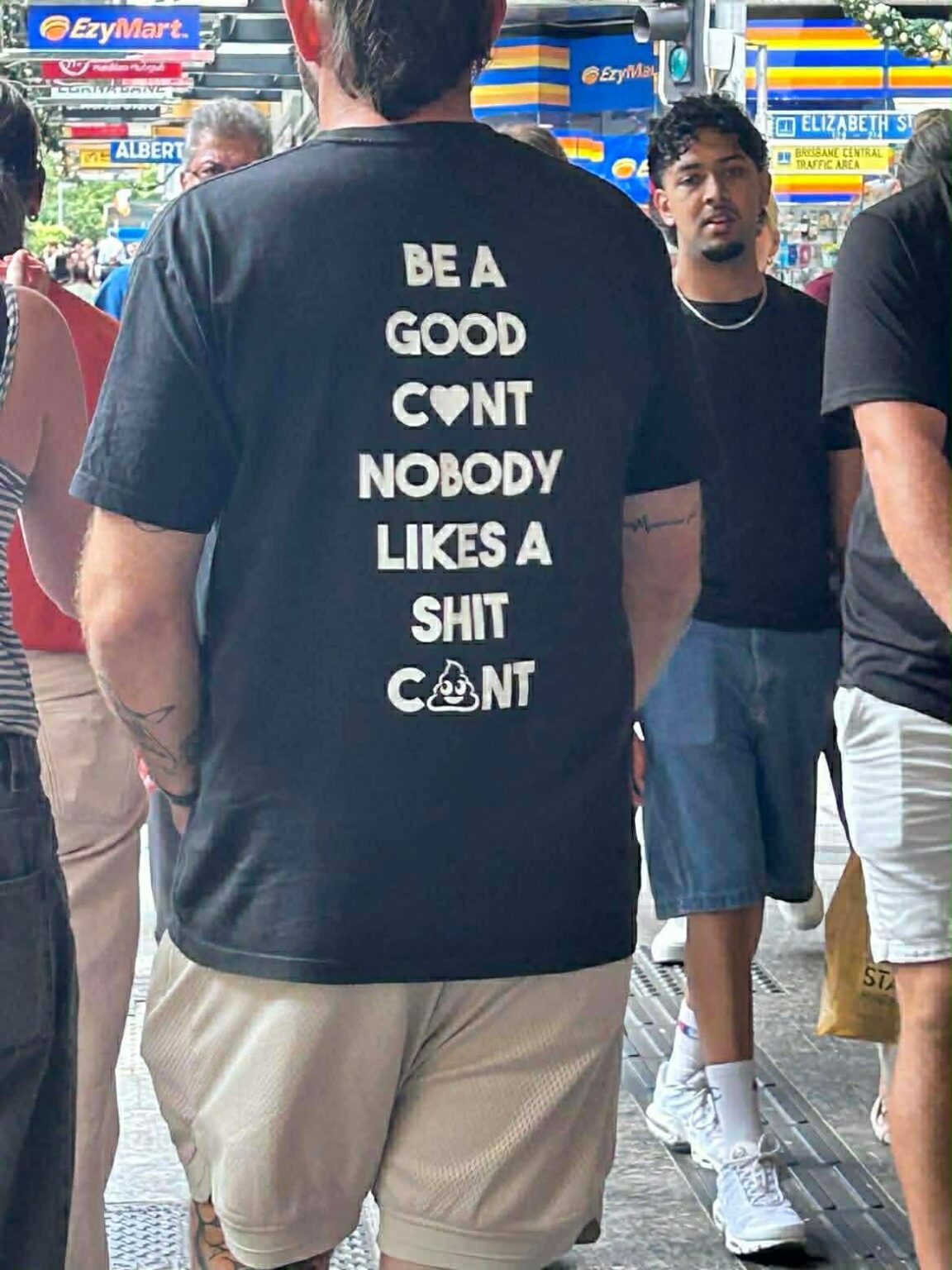 Seen in the Queen St mall