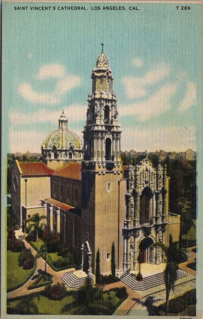 St. Vincent de Paul Cathedral, Los Angeles, CA, Spanish Colonial.