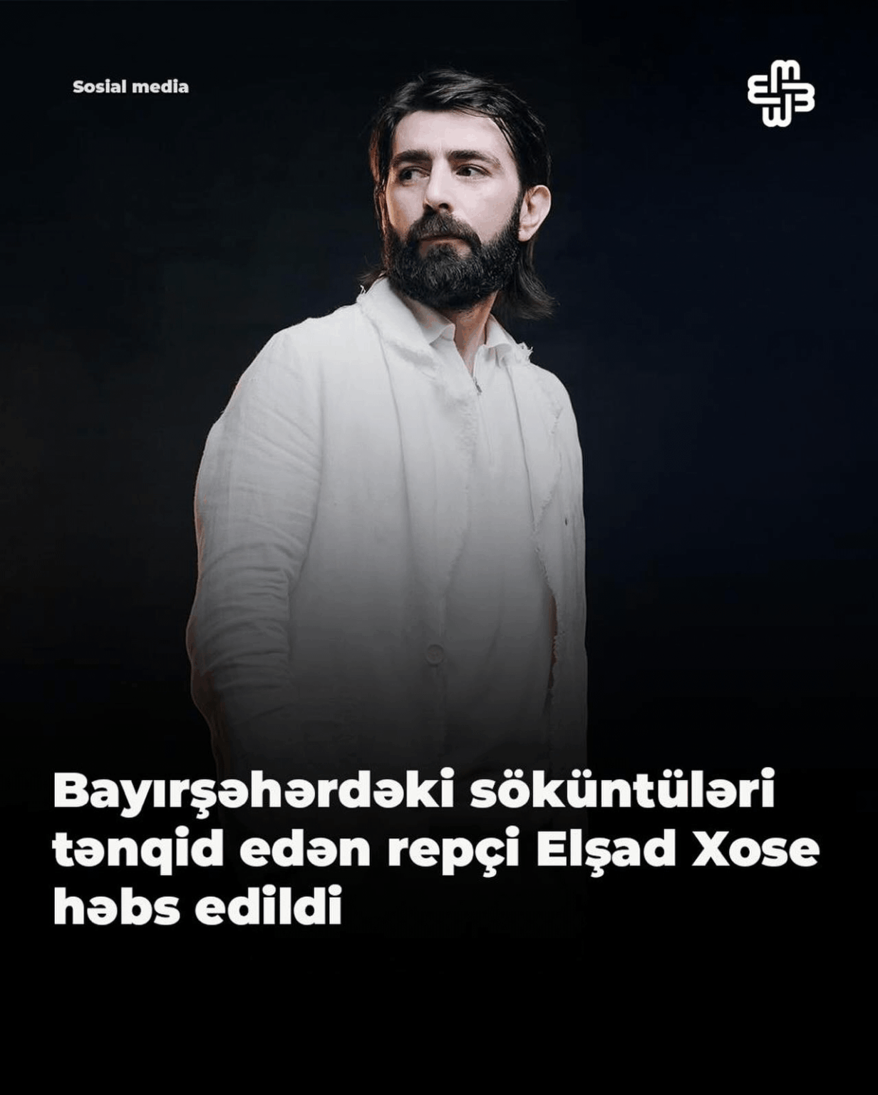 I didn't expect 2026's first free speech prisoner to be Elşad Xose