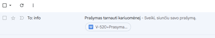I will serve Lithuania in 2026!