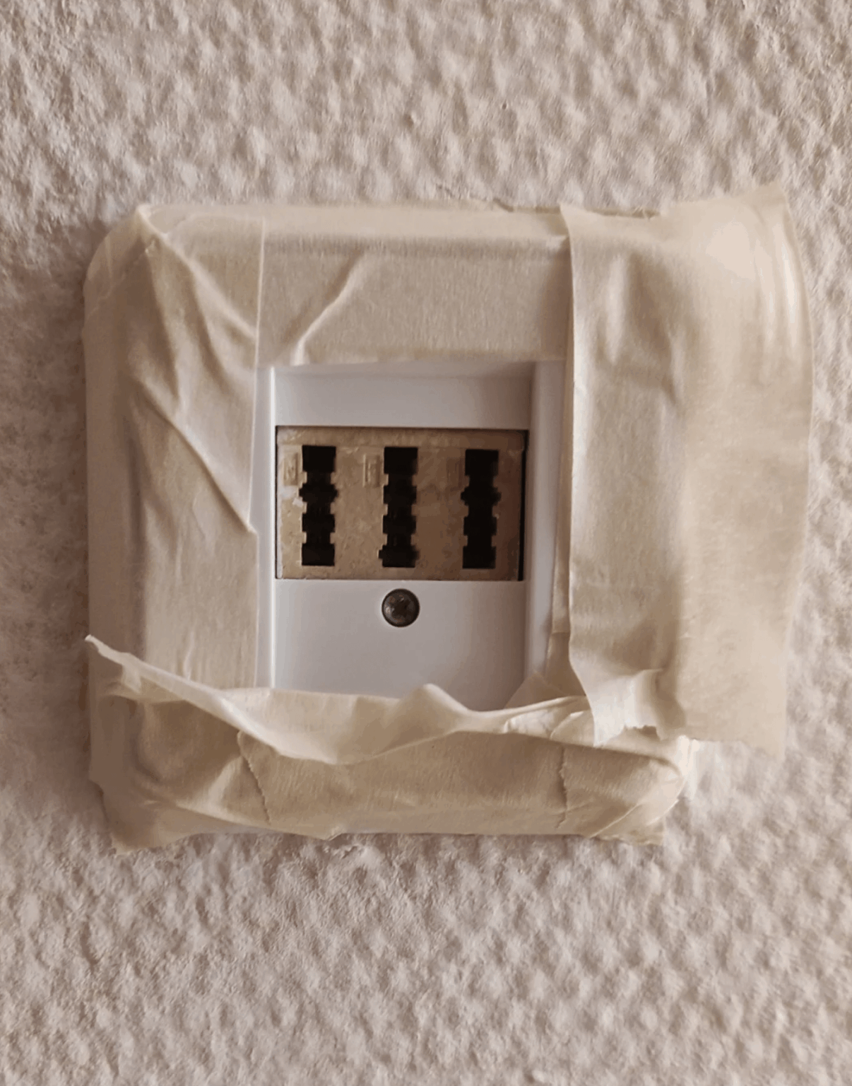 What is this and why was it left taped like that?