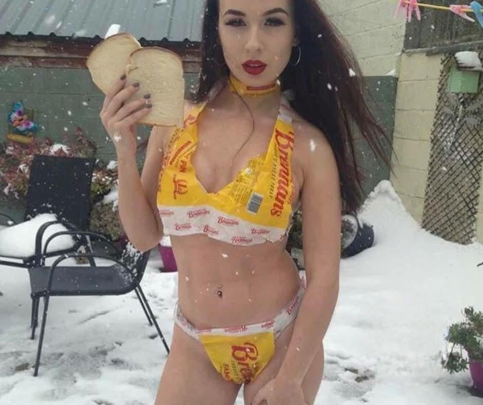 There's some mad women out there lads. ❄🍞