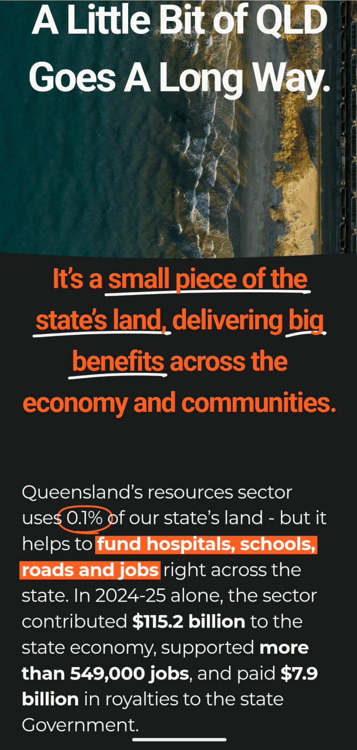 New Qld Resources campaign is ridiculous