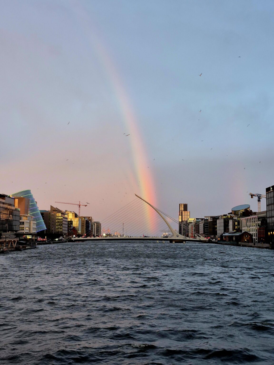 Rainbow on the Liffey
