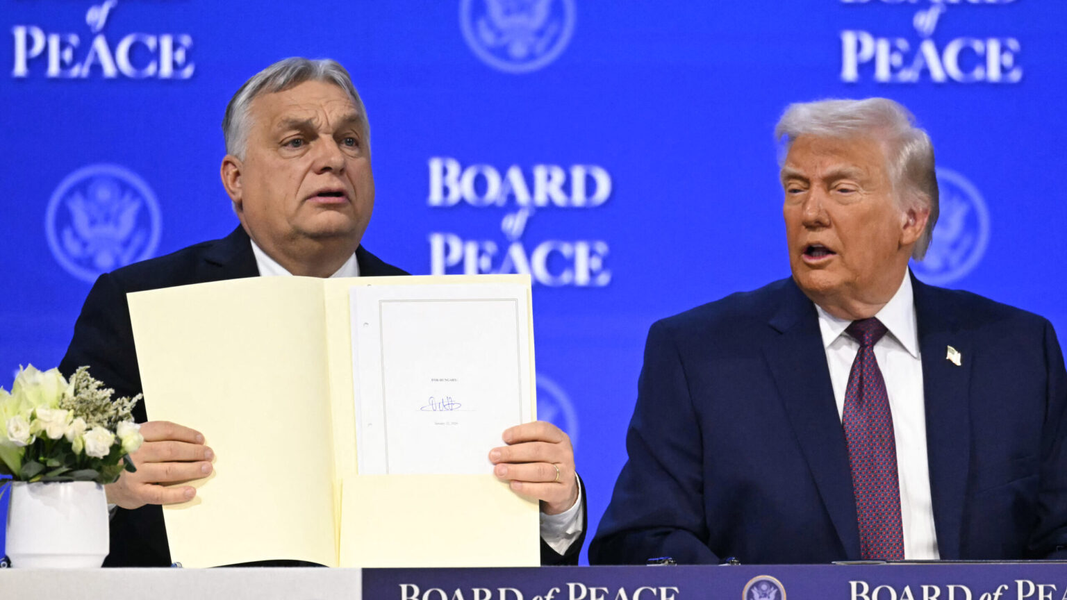 Hungary Joins Donald Trump’s Board of Peace as Founding Member