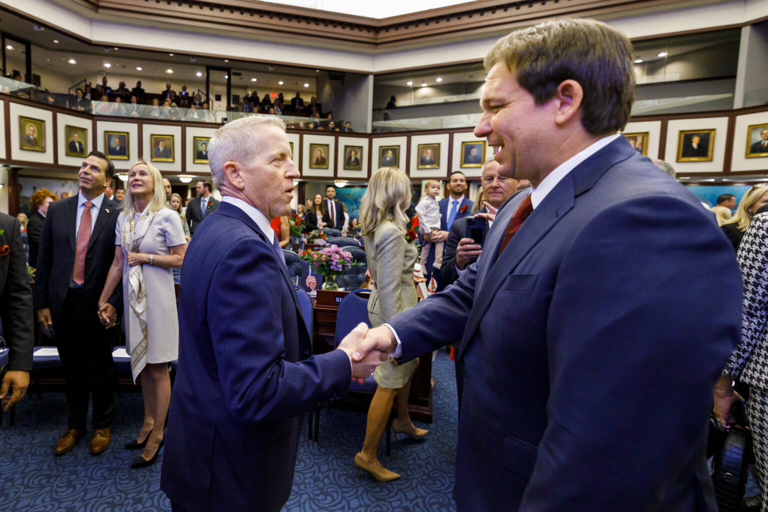 Triangulation? Ron DeSantis warms to Paul Renner gubernatorial campaign as Jay Collins launches