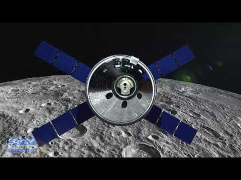 Artemis SLS NASA Moon Orbit Animation Short