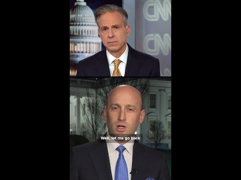 Stephen Miller refuses to rule out taking Greenland by force on CNN interview. (youtube short)