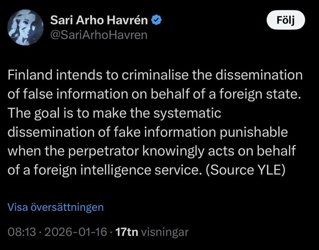 It's time for Sweden too!