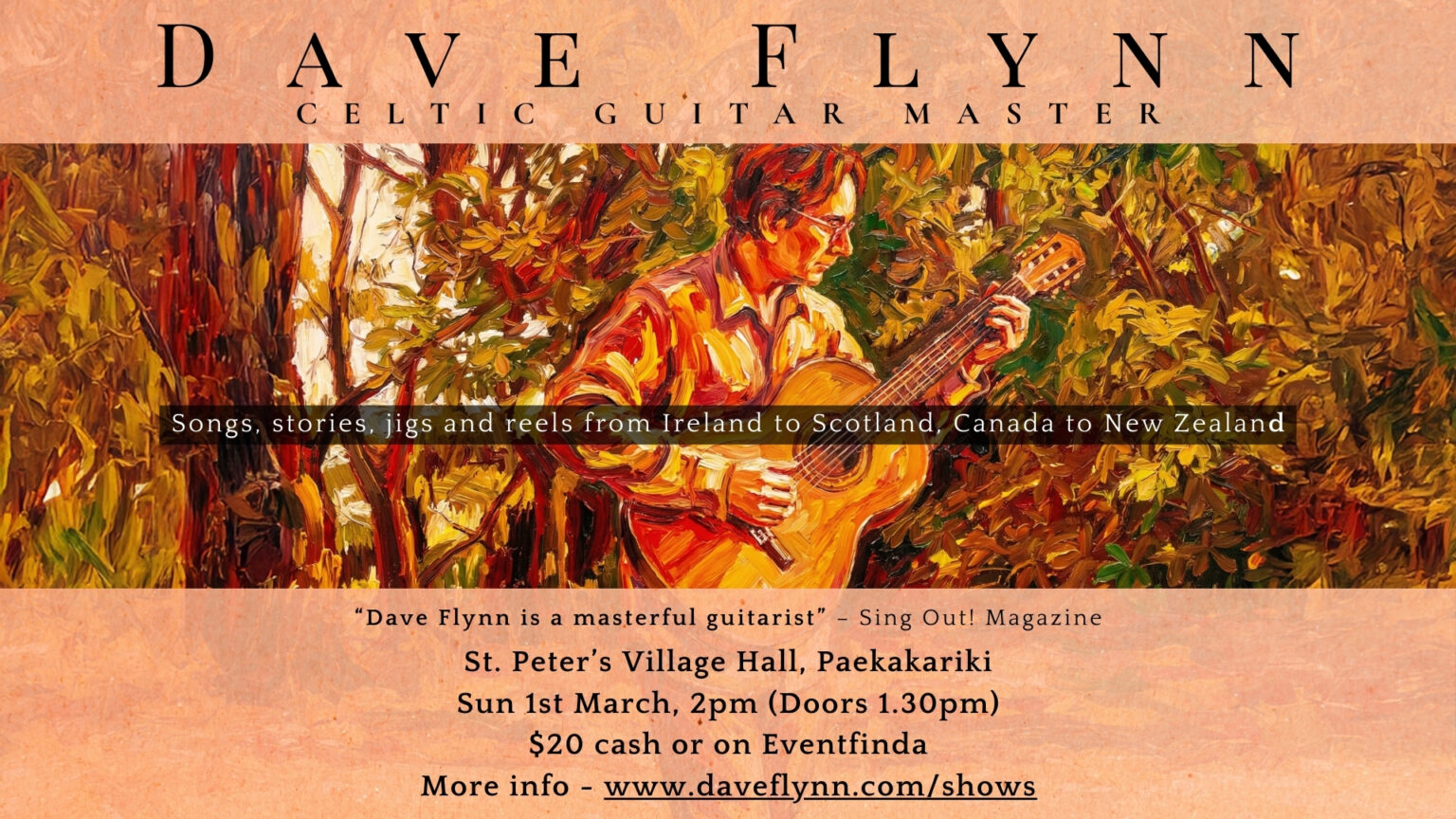 Dave Flynn - Celtic Guitar Master | The Journal of Music in Ireland