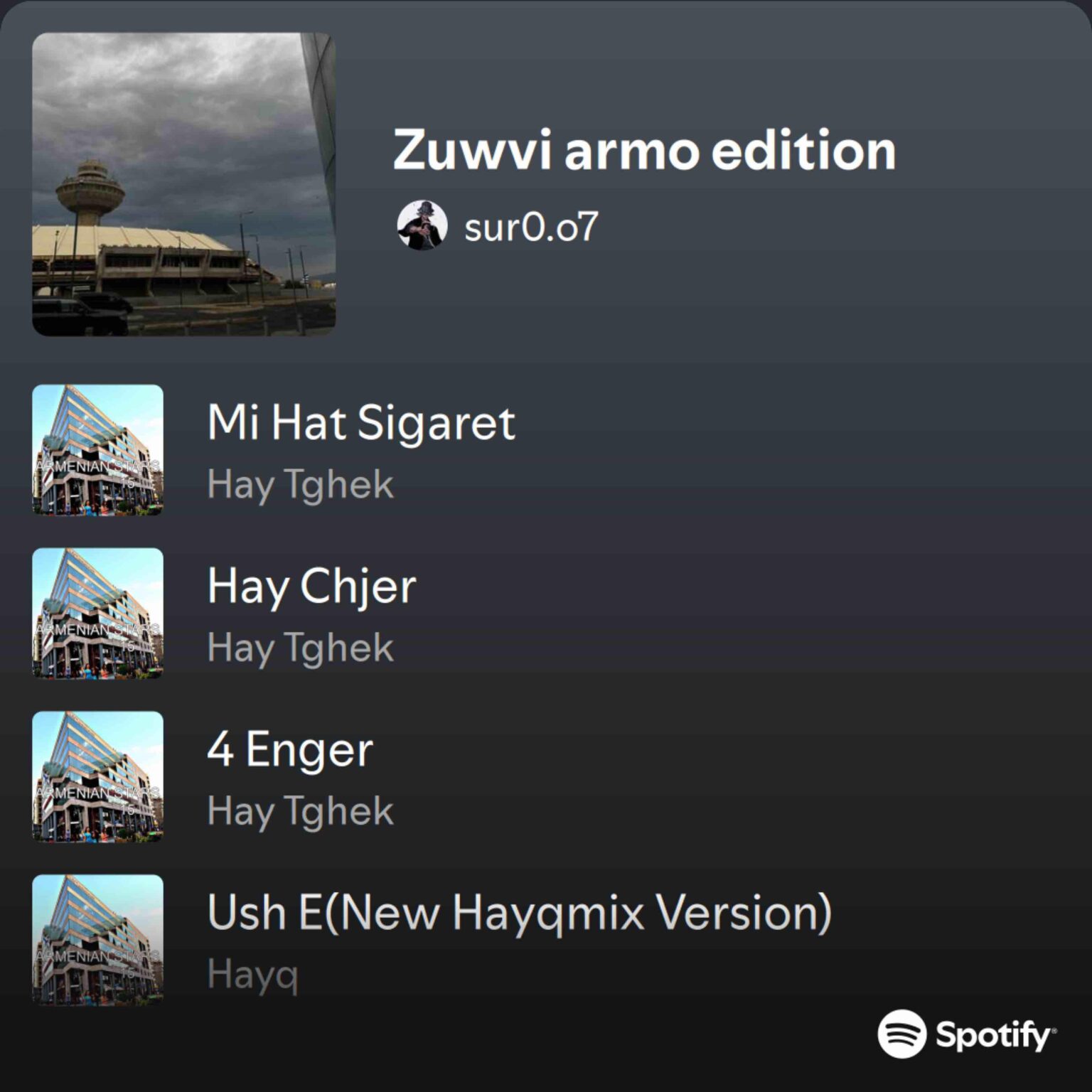armenian playlist