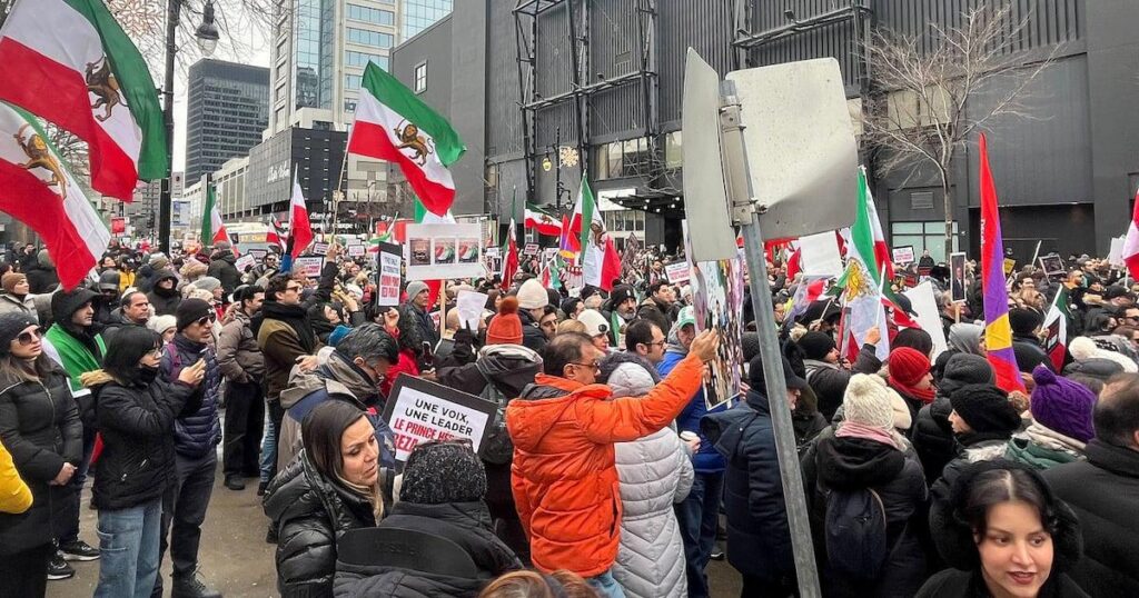 Canadians join global protests in solidarity with Iranian uprising