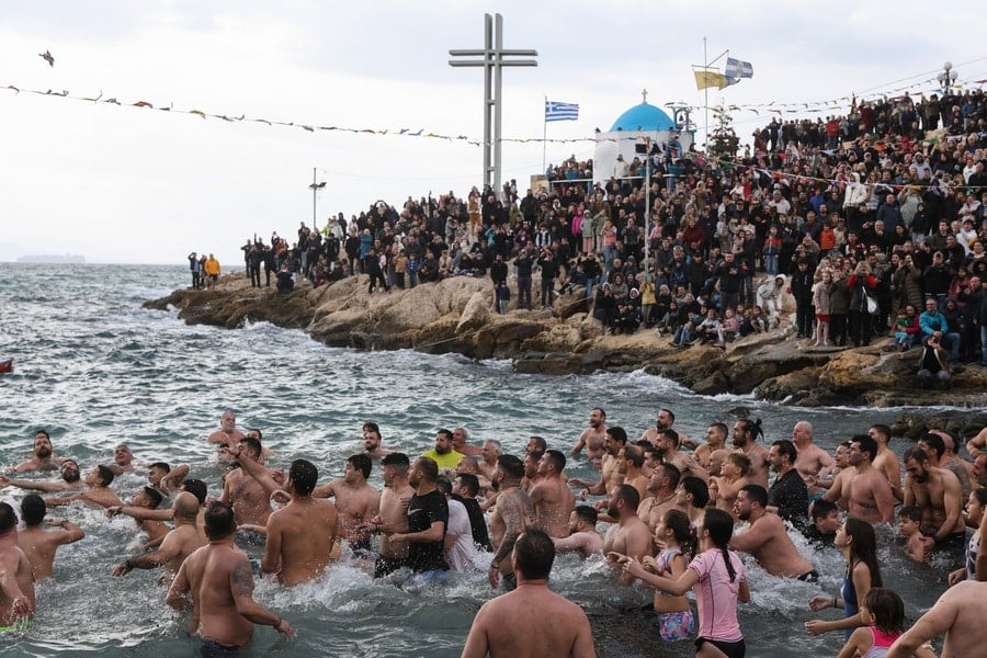 Epiphany in Piraeus, Greece