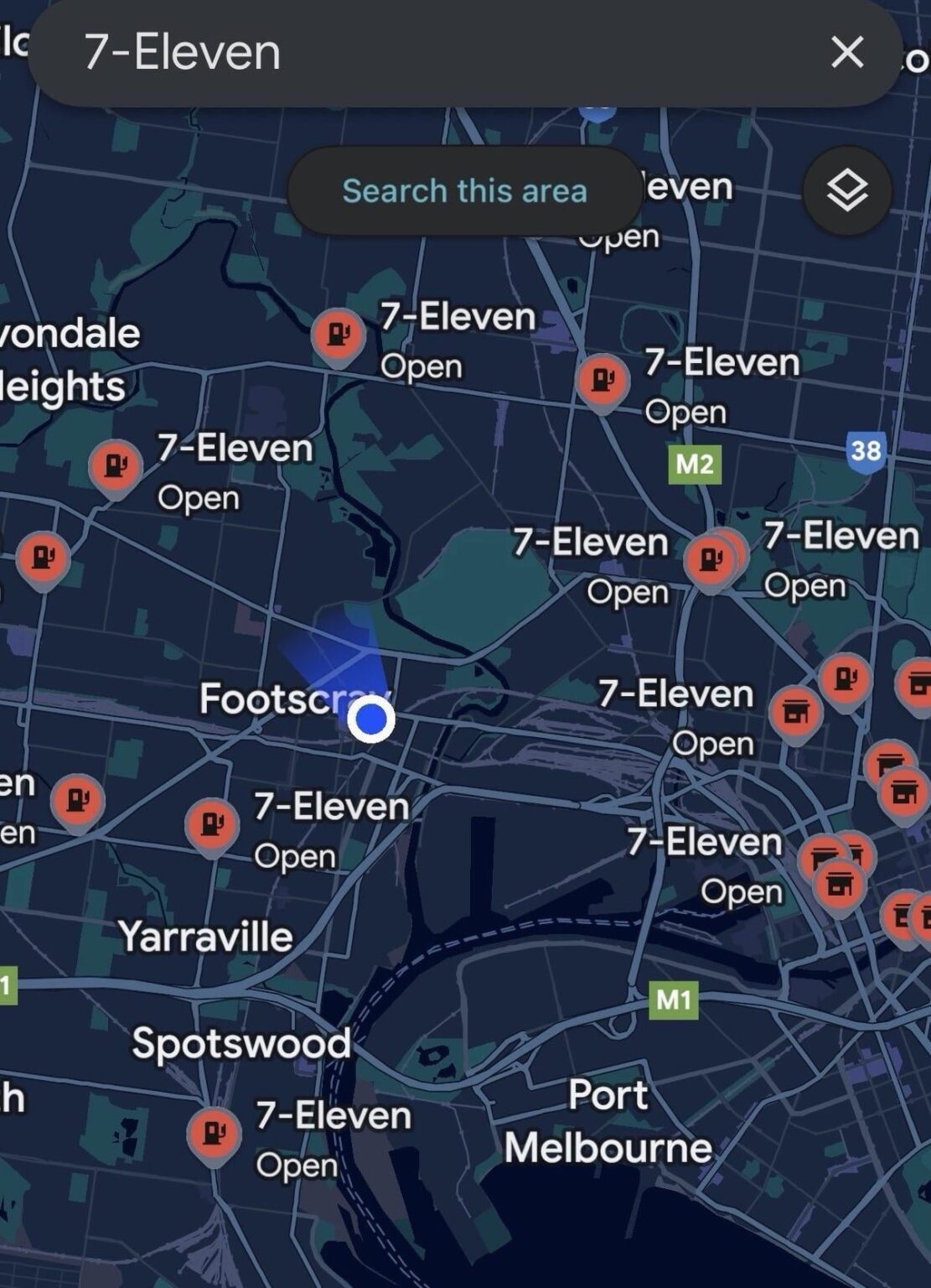 What does Footscray have against 7-11s?