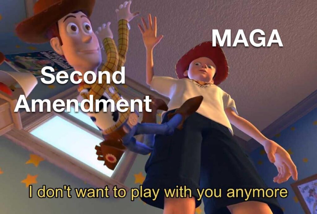 All it took was a leftist carrying.