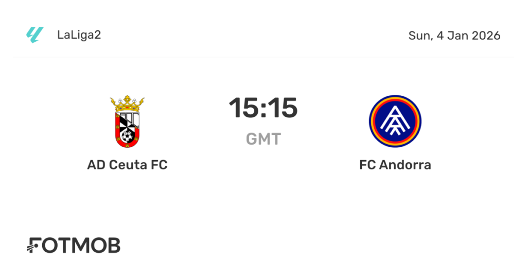 AD Ceuta FC vs FC Andorra AD Ceuta FC vs FC Andorra