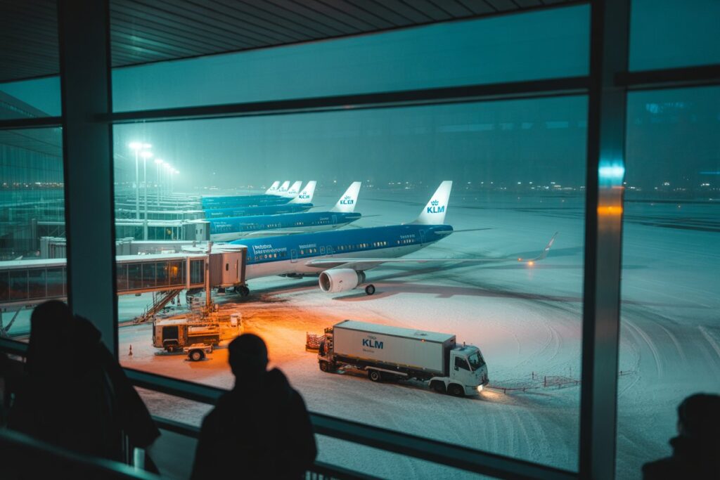 Netherlands Snow Chaos 2026: More than Five Hundred Flights Grounded at Schiphol as Winter Storm Hits
